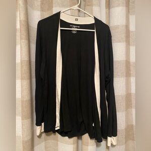 Liz Claiborne  Cardigan Black and Cream